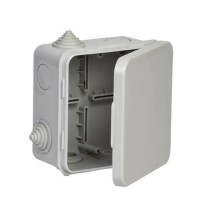 Коробка КМ 100х100х50 GENERICA (UKO31-100-100-050-K03-54G). Коробка распаячная для открытой проводки. GENERICA