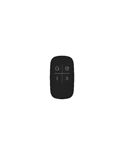 DS-PKF1-WE (цв. черный). Брелок 4-х кнопочный с обратной связью. AX PRO Hikvision в Оренбурге