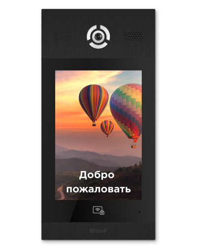 AA-14FB BLACK. Вызывная панель подъездного IP-домофона. BAS-IP в Оренбурге