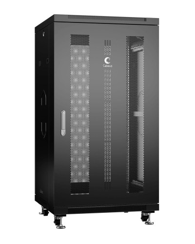 ND-05C-22U60/80-BK (8563c). Шкаф телекоммуникационный 19 напольный 22U. CABEUS в Оренбурге