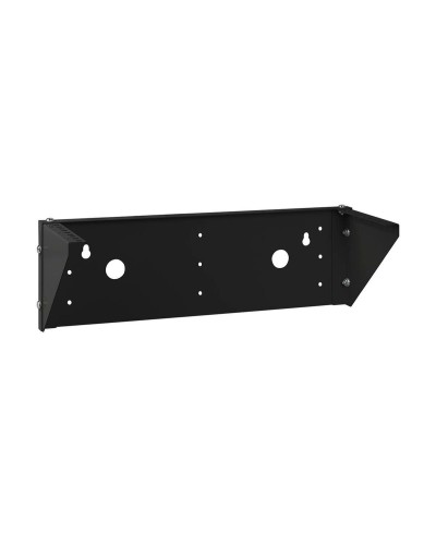 NC-3U-V-BK (12025c). Кронштейн настенный вертикальный 19 3U, цвет черный. CABEUS в Оренбурге