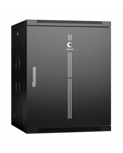 SH-05F-15U60/60m-R-BK (10746c). Шкаф телекоммуникационный 19 настенный 15U. CABEUS в Оренбурге