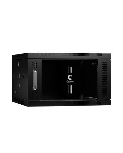 SH-05F-6U60/35-BK (8608c). Шкаф телекоммуникационный 19 настенный 6U. CABEUS в Оренбурге