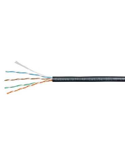 UTP-4P-Cat.5e-SOLID-LSZH-BK (9781c). Кабель «витая пара» (LAN) для структурированных систем связи. CABEUS в Оренбурге