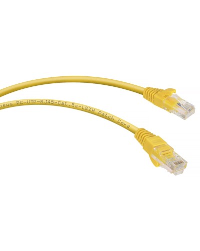 PC-UTP-RJ45-Cat.5e-1.5m-YL-LSZH (9498c), желтый. Патч-корд медный. CABEUS в Оренбурге