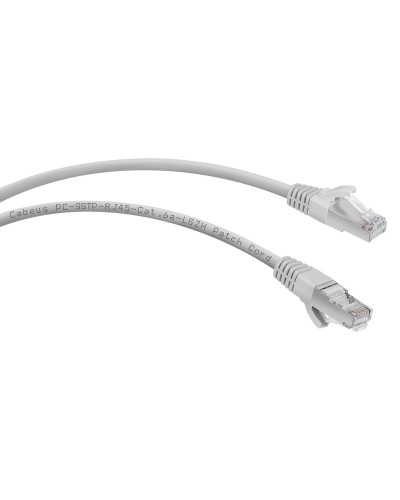 PC-SSTP-RJ45-Cat.6a-1m-LSZH (7901c), серый. Патч-корд медный. CABEUS в Оренбурге