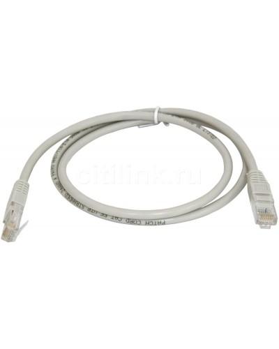 PC-UTP-RJ45-Cat.5e-0.3m (7209c), серый. Патч-корд медный. CABEUS в Оренбурге