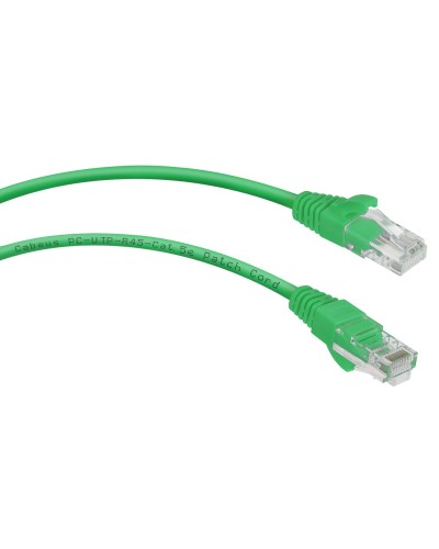 PC-UTP-RJ45-Cat.5e-0.5m-GN (7667c), зелёный. Патч-корд медный. CABEUS в Оренбурге
