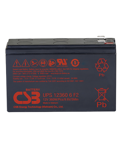 CSB UPS 123606. Аккумулятор герметичный свинцово-кислотный. CSB в Оренбурге