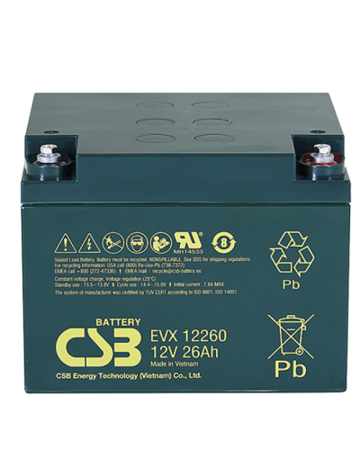 CSB EVX 12260. Аккумулятор герметичный свинцово-кислотный. CSB в Оренбурге