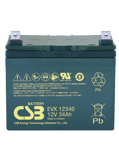 CSB EVX 12340. Аккумулятор герметичный свинцово-кислотный. CSB в Оренбурге