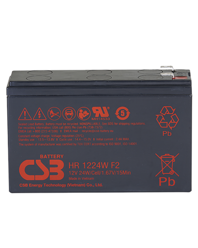 CSB HR 1224W F2 F1. Аккумулятор герметичный свинцово-кислотный. CSB в Оренбурге