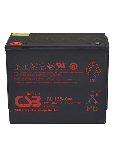 CSB HRL 12540W FR. Аккумулятор герметичный свинцово-кислотный. CSB в Оренбурге