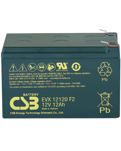CSB EVX 12120. Аккумулятор герметичный свинцово-кислотный. CSB в Оренбурге