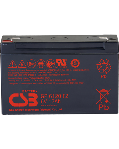 CSB GP 6120. Аккумулятор герметичный свинцово-кислотный. CSB в Оренбурге