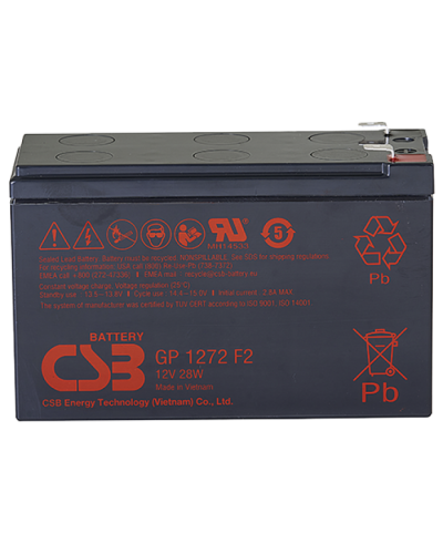 CSB GP 1272(28W) F2. Аккумулятор герметичный свинцово-кислотный. CSB в Оренбурге