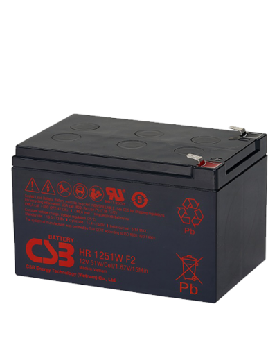 CSB HR 1251W. Аккумулятор герметичный свинцово-кислотный. CSB в Оренбурге
