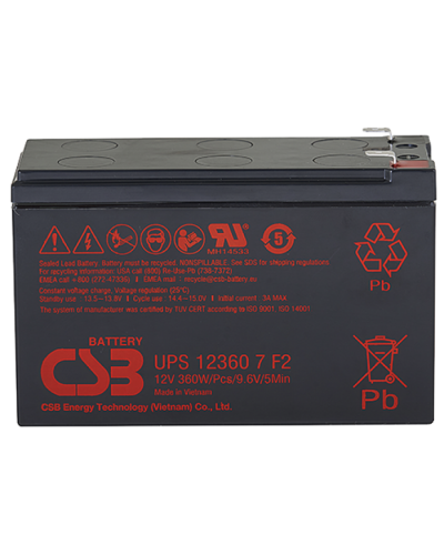 CSB UPS 123607. Аккумулятор герметичный свинцово-кислотный. CSB в Оренбурге