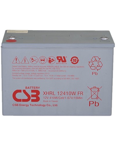 CSB XHRL 12410W FR. Аккумулятор герметичный свинцово-кислотный. CSB в Оренбурге