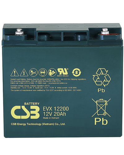 CSB EVX 12200. Аккумулятор герметичный свинцово-кислотный. CSB в Оренбурге