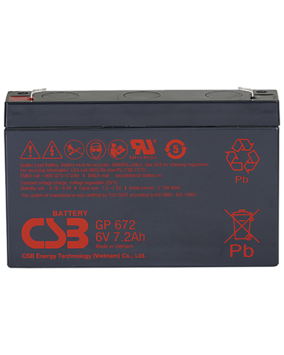 CSB GP 672. Аккумулятор герметичный свинцово-кислотный. CSB в Оренбурге