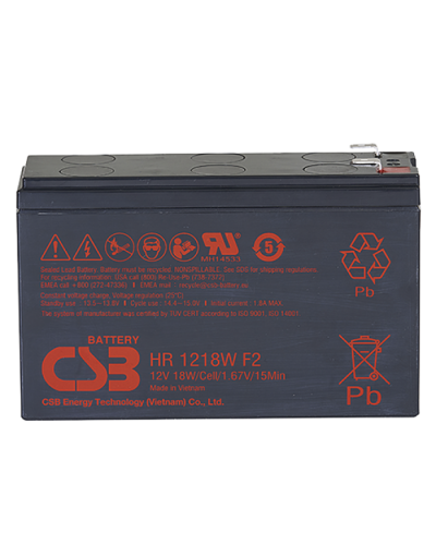 CSB HR 1218W. Аккумулятор герметичный свинцово-кислотный. CSB в Оренбурге