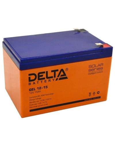 Delta GEL 12-15. Аккумулятор герметичный свинцово-кислотный. Delta в Оренбурге