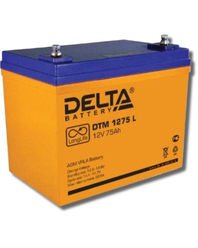 Delta DTM 1275 L. Аккумулятор герметичный свинцово-кислотный. Delta в Оренбурге