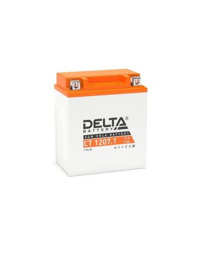 Delta CT 1207.1. Аккумулятор герметичный свинцово-кислотный стартерный. Delta в Оренбурге