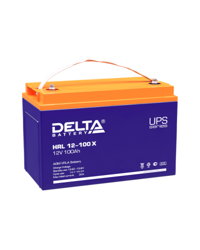Delta HRL 12-100 X. Аккумулятор герметичный свинцово-кислотный. Delta в Оренбурге