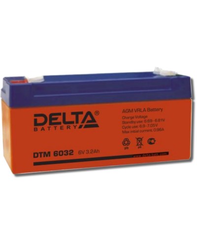 Delta DTM 6032. Аккумулятор герметичный свинцово-кислотный. Delta в Оренбурге