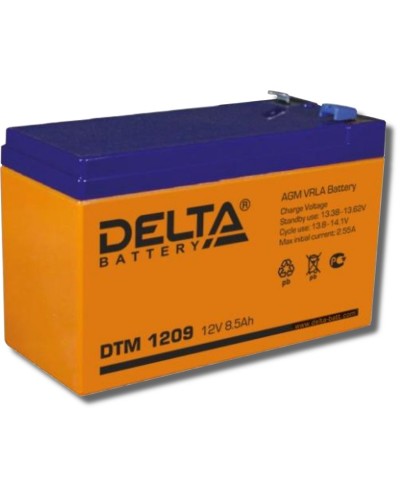 Delta DTM 1209. Аккумулятор герметичный свинцово-кислотный. Delta в Оренбурге