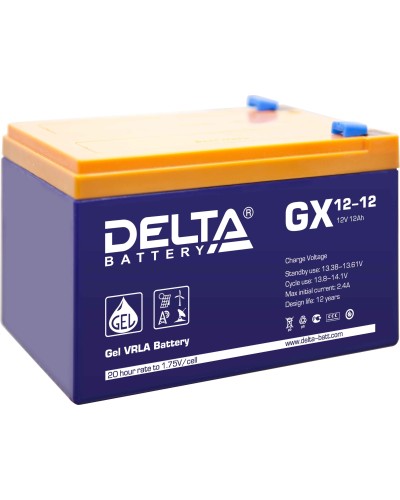Delta GX 12-12. Аккумулятор герметичный свинцово-кислотный. Delta в Оренбурге