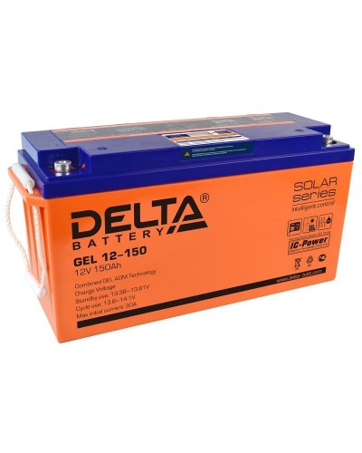 Delta GEL 12-150. Аккумулятор герметичный свинцово-кислотный. Delta в Оренбурге