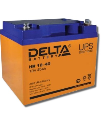 Delta HR 12-40. Аккумулятор герметичный свинцово-кислотный. Delta в Оренбурге