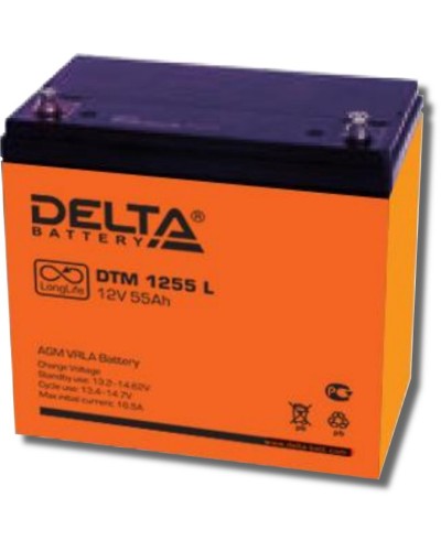 Delta DTM 1255 L. Аккумулятор герметичный свинцово-кислотный. Delta в Оренбурге