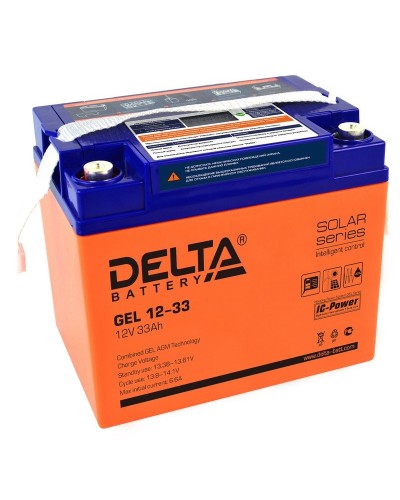 Delta GEL 12-33. Аккумулятор герметичный свинцово-кислотный. Delta в Оренбурге