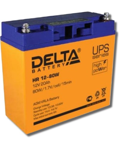 Delta HR 12-80 W. Аккумулятор герметичный свинцово-кислотный. Delta в Оренбурге