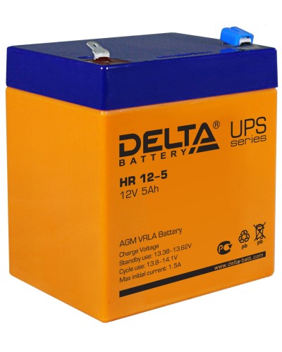 Delta HR 12-5. Аккумулятор герметичный свинцово-кислотный. Delta в Оренбурге