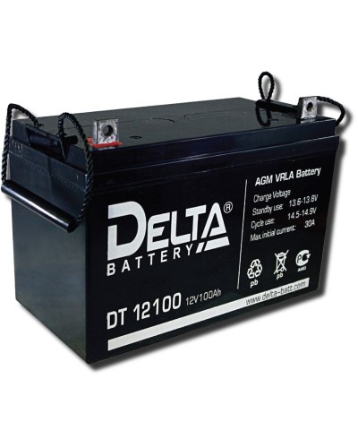 Delta DT 12100. Аккумулятор герметичный свинцово-кислотный. Delta в Оренбурге