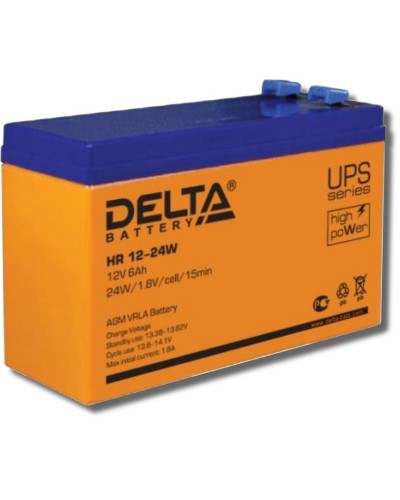 Delta HR 12-24 W. Аккумулятор герметичный свинцово-кислотный. Delta в Оренбурге
