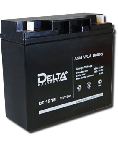 Delta DT 1218. Аккумулятор герметичный свинцово-кислотный. Delta в Оренбурге
