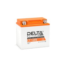 Delta CT 1205. Аккумулятор герметичный свинцово-кислотный стартерный. Delta