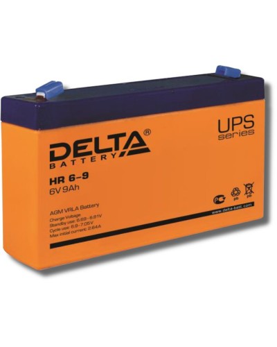 Delta HR 6-9. Аккумулятор герметичный свинцово-кислотный. Delta в Оренбурге