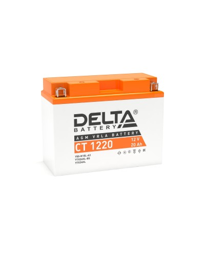Delta CT 1220. Аккумулятор герметичный свинцово-кислотный стартерный. Delta в Оренбурге