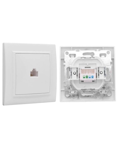 Минск Розетка RJ-45 1-местная СП (ERK01-035-10). Розетка RJ-45 1-местная СП. EKF в Оренбурге
