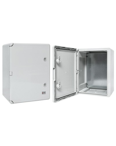 Бокс пластиковый с монтажной платой 400х300х220 IP65 PROxima (PB65MP004). Бокс пластиковый антивандальный. EKF в Оренбурге