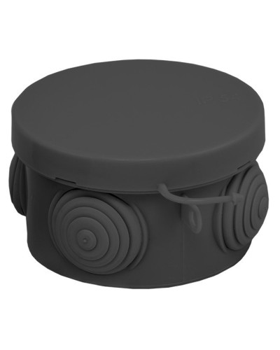КМР-040-038 с крышкой (65х40) чёрная IP54 (plc-kmr-040-038-b). Коробка распределительная. EKF в Оренбурге
