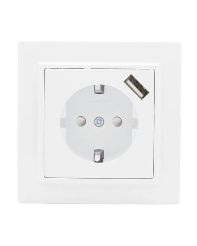 Минск Розетка 1-местная СП с/з 16А (ERR16-028-100-USB). Розетка 1-местная СП с/з 16А. EKF в Оренбурге