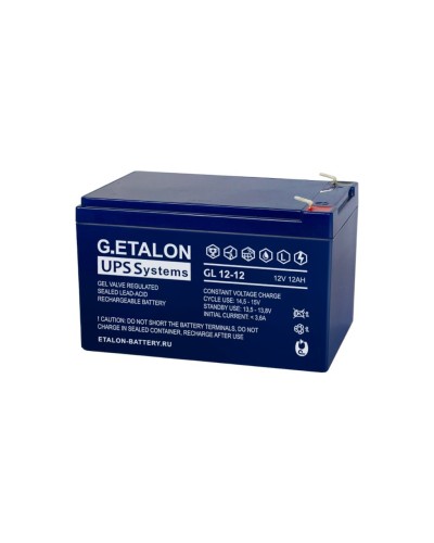 G.ETALON GL 12-12. Аккумулятор герметичный свинцово-кислотный. ETALON в Оренбурге